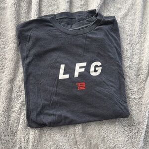 TB12 PATRIOTS PLAYOFF LFG Men's Navy T-Shirt